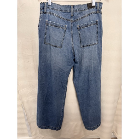Scoop‎ Wide Leg High Rise Jeans  Blue Mid Wash Size 10 Women's - Picture 6 of 9